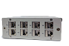 Коммутационная панель  STK-TP-08RJ45-1-CATХХ-DIN