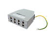 Коммутационная панель  STK-TP-08RJ45-1-CATХХ-DIN